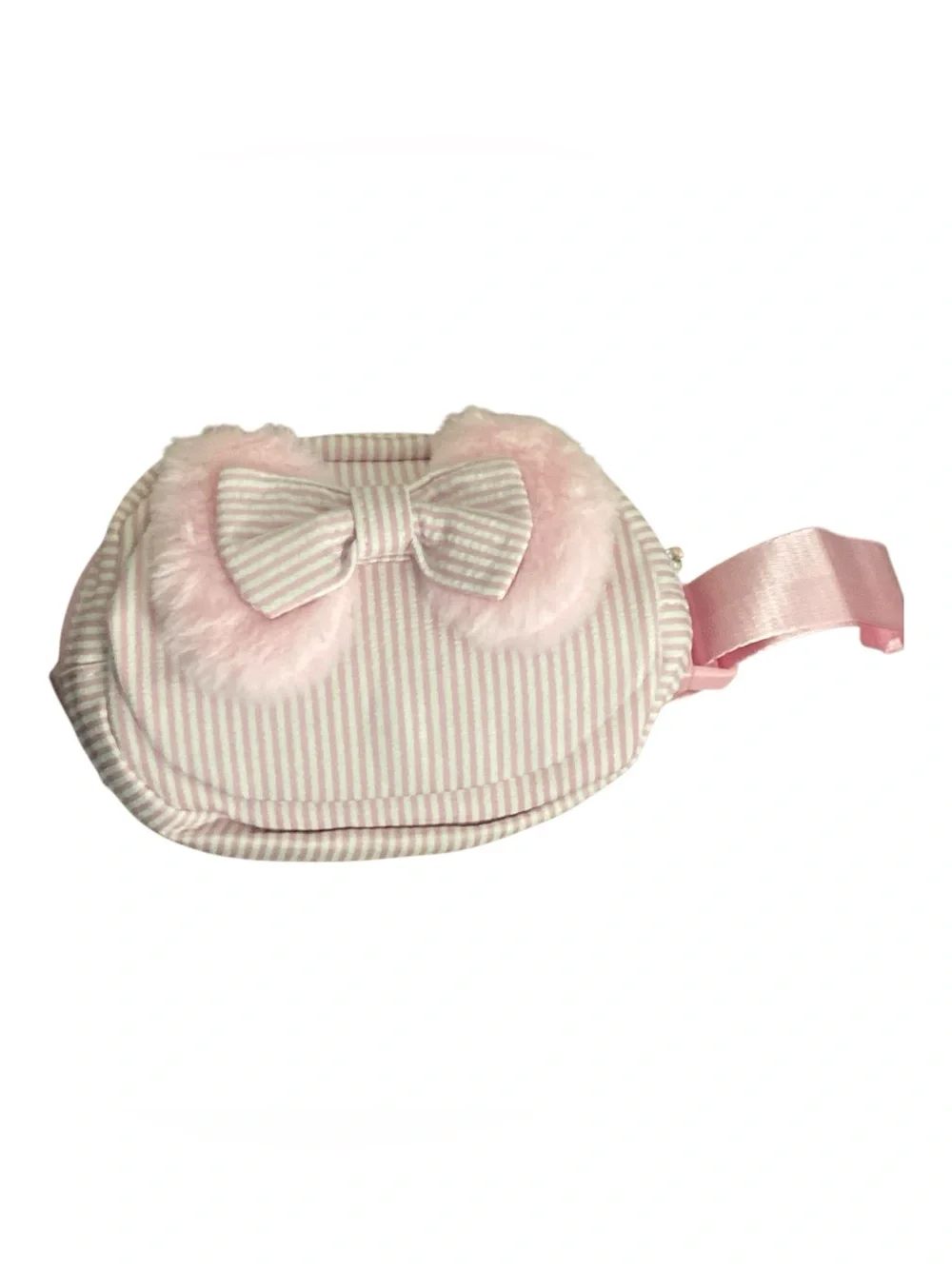 Light Pink and White Fanny Pack